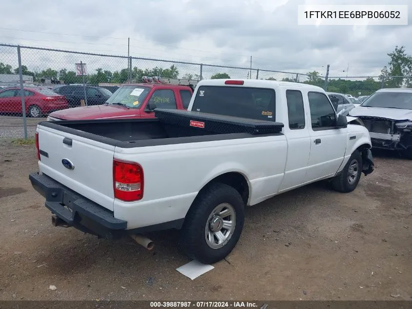 2011 Ford Ranger Xl VIN: 1FTKR1EE6BPB06052 Lot: 39887987