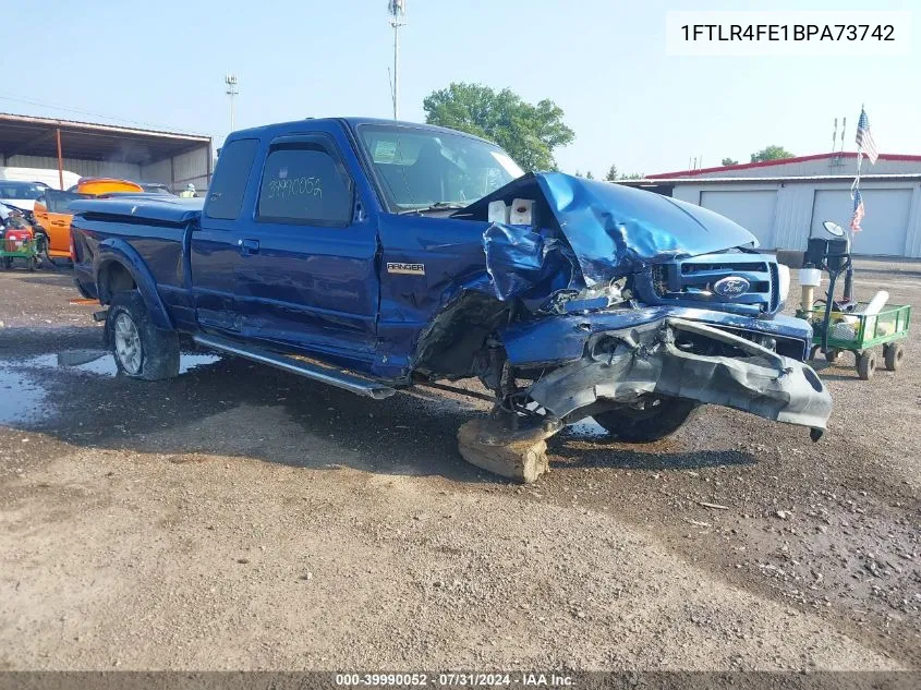 1FTLR4FE1BPA73742 2011 Ford Ranger Sport