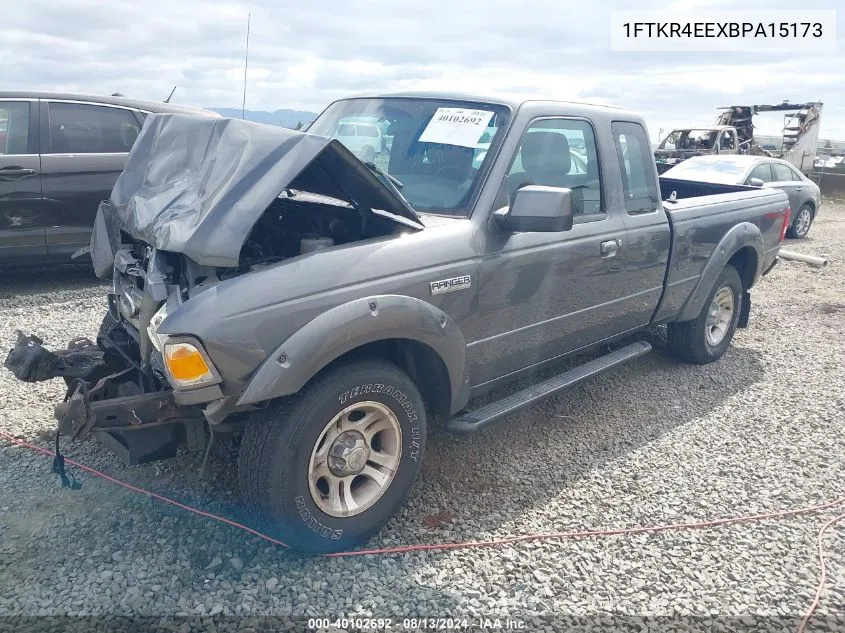 2011 Ford Ranger Sport VIN: 1FTKR4EEXBPA15173 Lot: 40102692