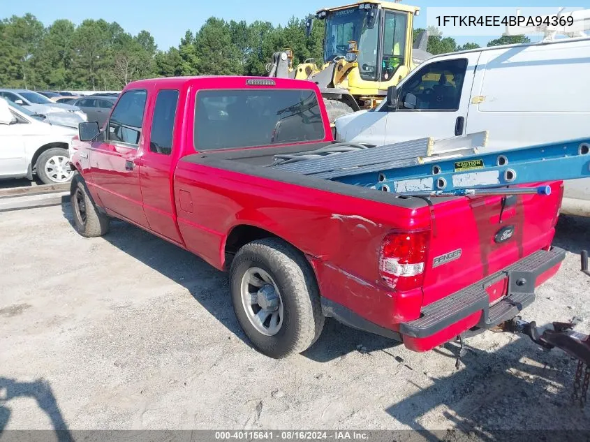 2011 Ford Ranger Xlt VIN: 1FTKR4EE4BPA94369 Lot: 40115641