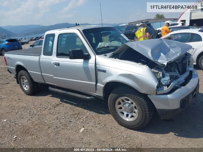 1FTLR4FE4BPA74688 2011 Ford Ranger Xlt