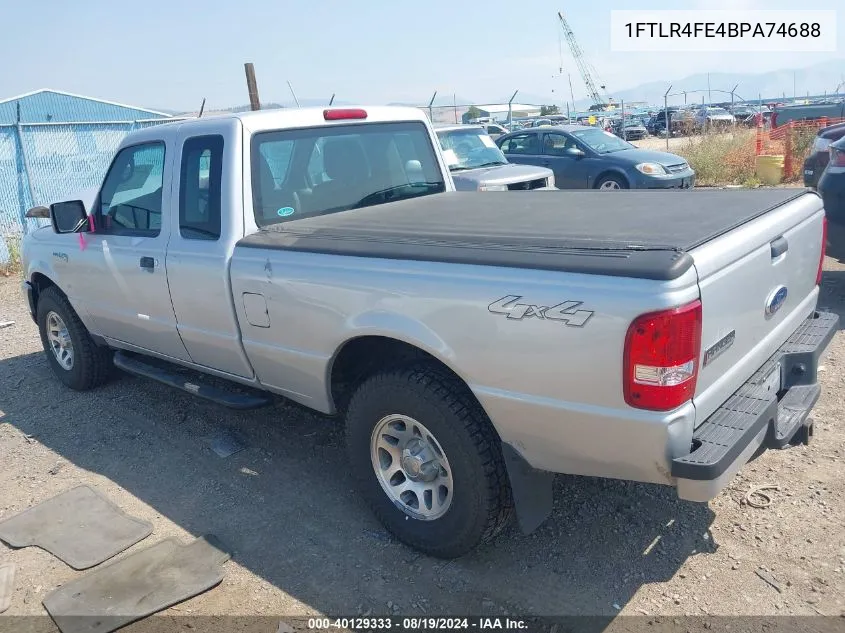 1FTLR4FE4BPA74688 2011 Ford Ranger Xlt