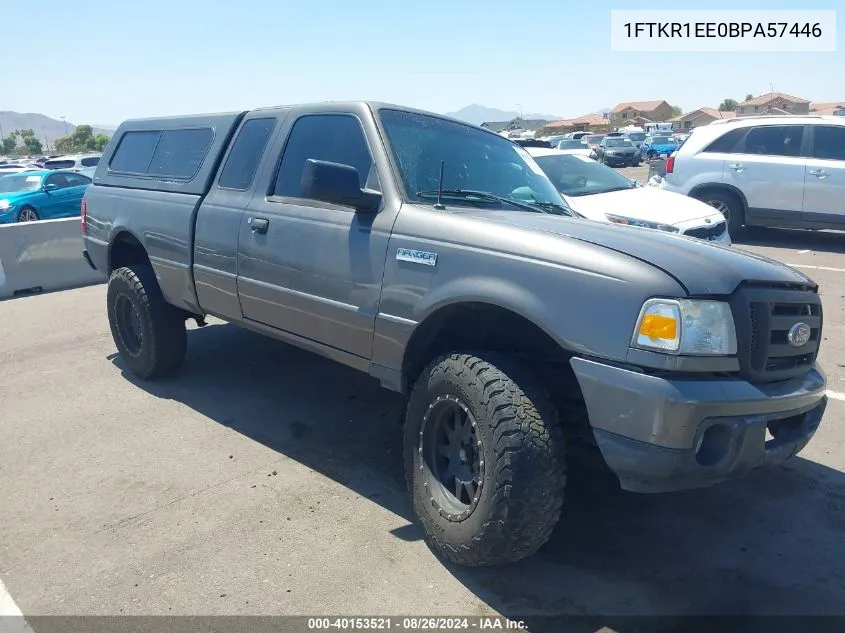 2011 Ford Ranger Xlt VIN: 1FTKR1EE0BPA57446 Lot: 40153521