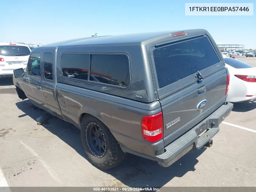 2011 Ford Ranger Xlt VIN: 1FTKR1EE0BPA57446 Lot: 40153521