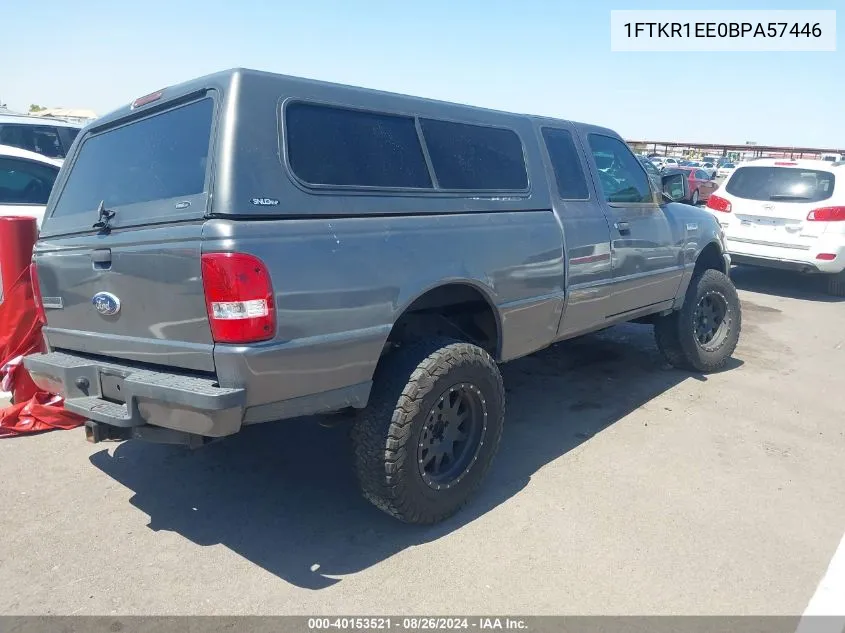 2011 Ford Ranger Xlt VIN: 1FTKR1EE0BPA57446 Lot: 40153521