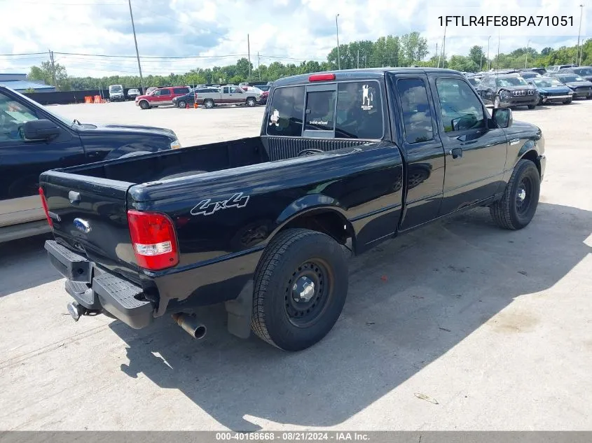 1FTLR4FE8BPA71051 2011 Ford Ranger Xlt