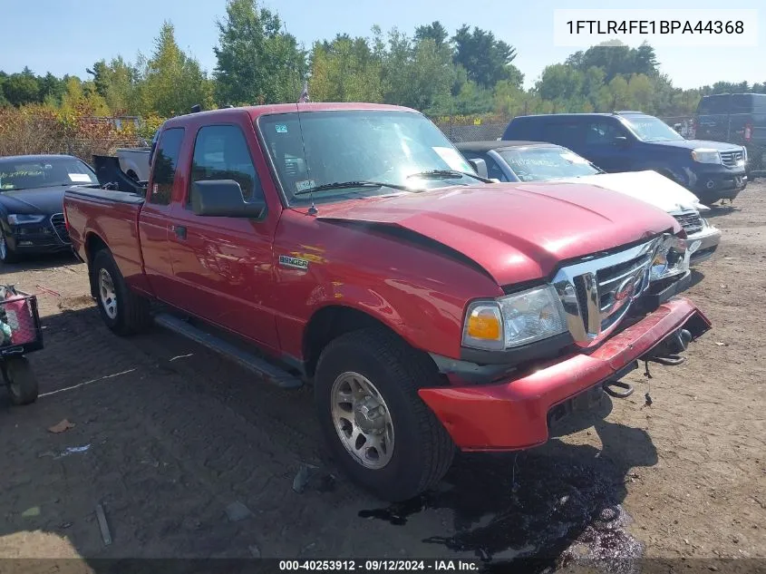 2011 Ford Ranger Xlt VIN: 1FTLR4FE1BPA44368 Lot: 40253912