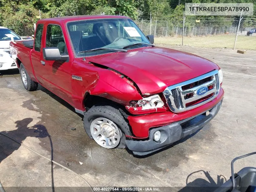 2011 Ford Ranger Xlt VIN: 1FTKR4EE5BPA78990 Lot: 40277544