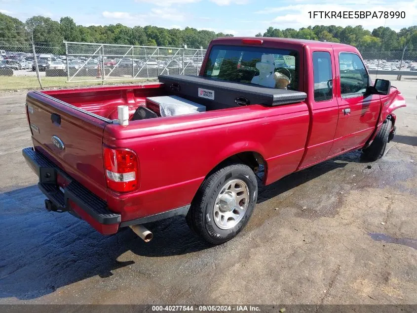 2011 Ford Ranger Xlt VIN: 1FTKR4EE5BPA78990 Lot: 40277544