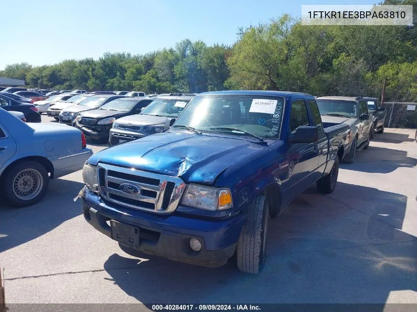 2011 Ford Ranger Xlt VIN: 1FTKR1EE3BPA63810 Lot: 40284017