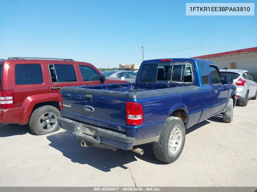 2011 Ford Ranger Xlt VIN: 1FTKR1EE3BPA63810 Lot: 40284017