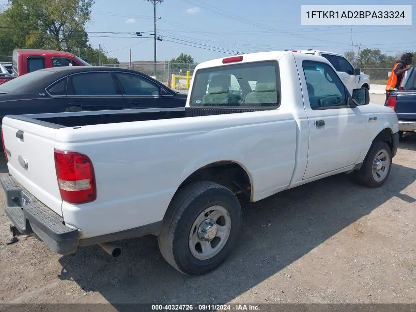 1FTKR1AD2BPA33324 2011 Ford Ranger Xl