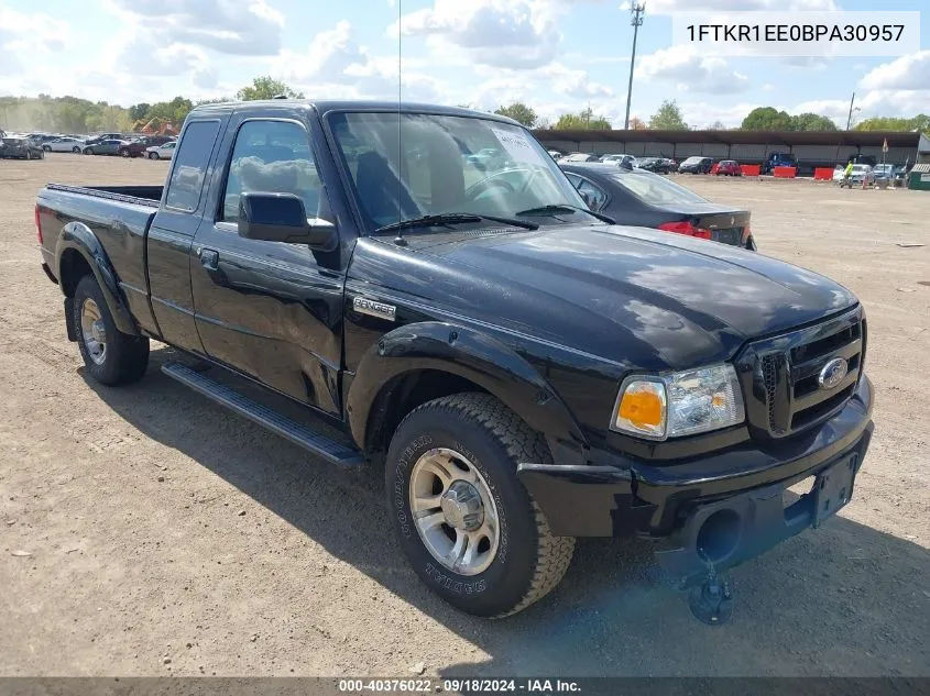 2011 Ford Ranger Sport VIN: 1FTKR1EE0BPA30957 Lot: 40376022