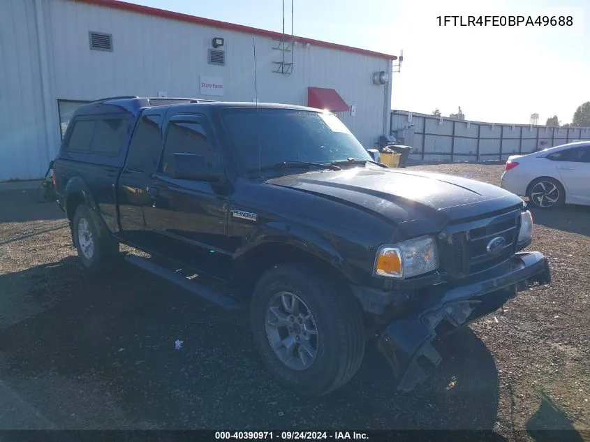 2011 Ford Ranger Sport VIN: 1FTLR4FE0BPA49688 Lot: 40390971