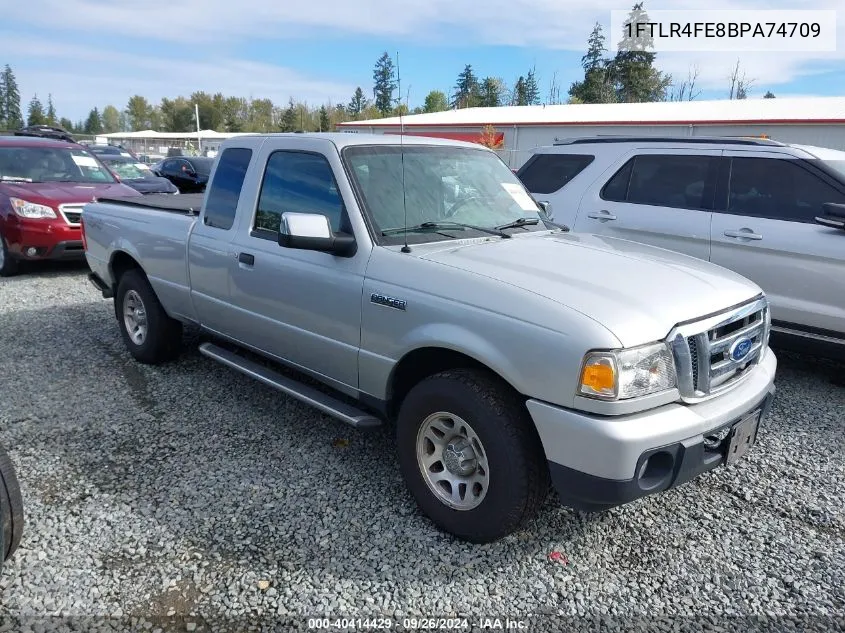 2011 Ford Ranger Xlt VIN: 1FTLR4FE8BPA74709 Lot: 40414429