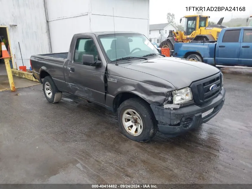 2011 Ford Ranger Xl VIN: 1FTKR1AD2BPA24168 Lot: 40414482