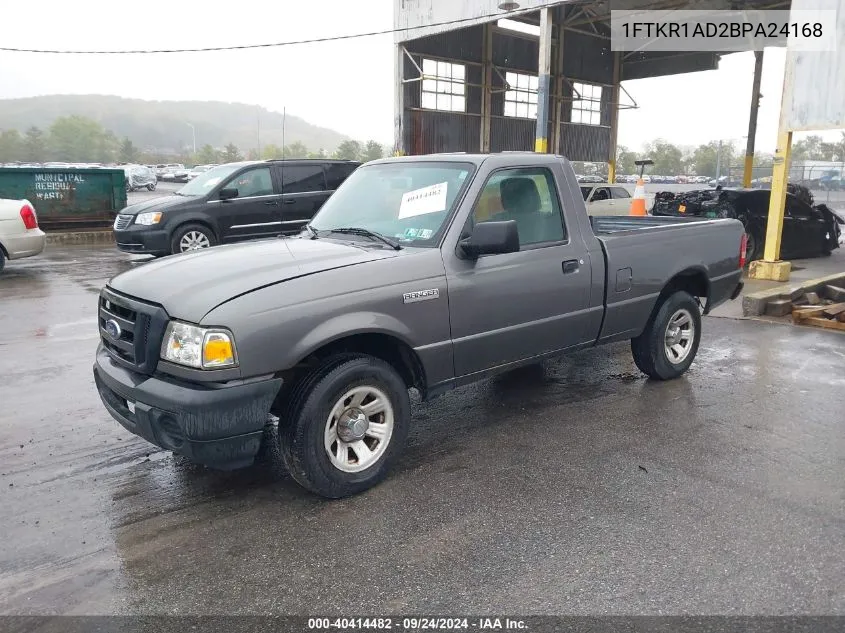 2011 Ford Ranger Xl VIN: 1FTKR1AD2BPA24168 Lot: 40414482