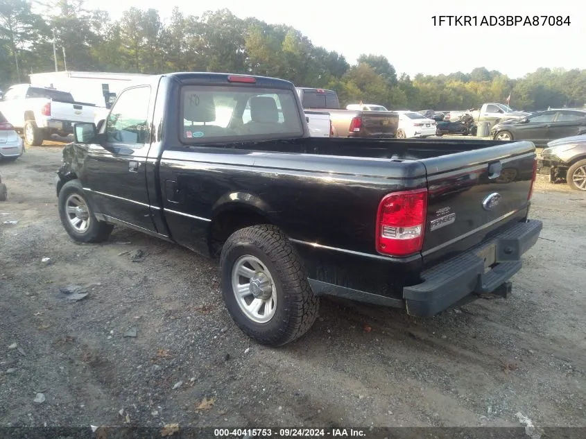 2011 Ford Ranger VIN: 1FTKR1AD3BPA87084 Lot: 40415753