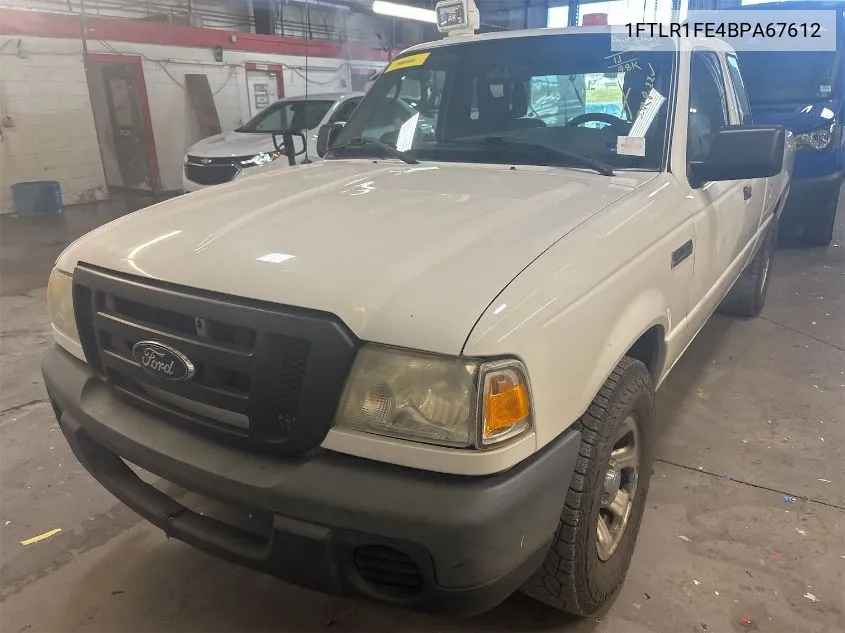 2011 Ford Ranger Xl VIN: 1FTLR1FE4BPA67612 Lot: 40441206