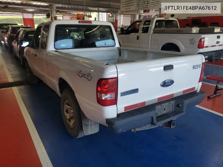 1FTLR1FE4BPA67612 2011 Ford Ranger Xl