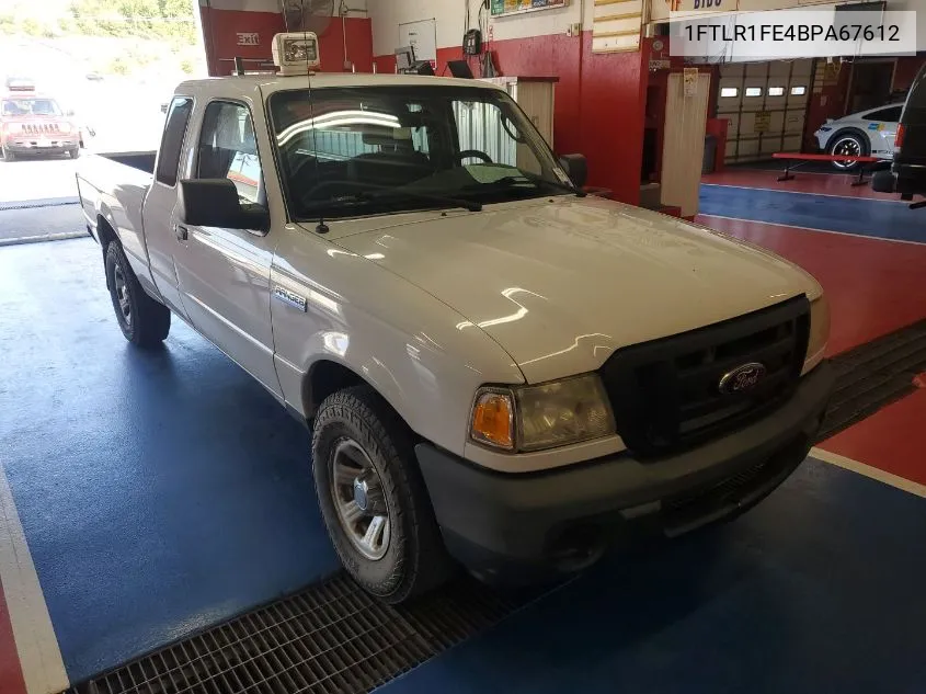 2011 Ford Ranger Xl VIN: 1FTLR1FE4BPA67612 Lot: 40441206