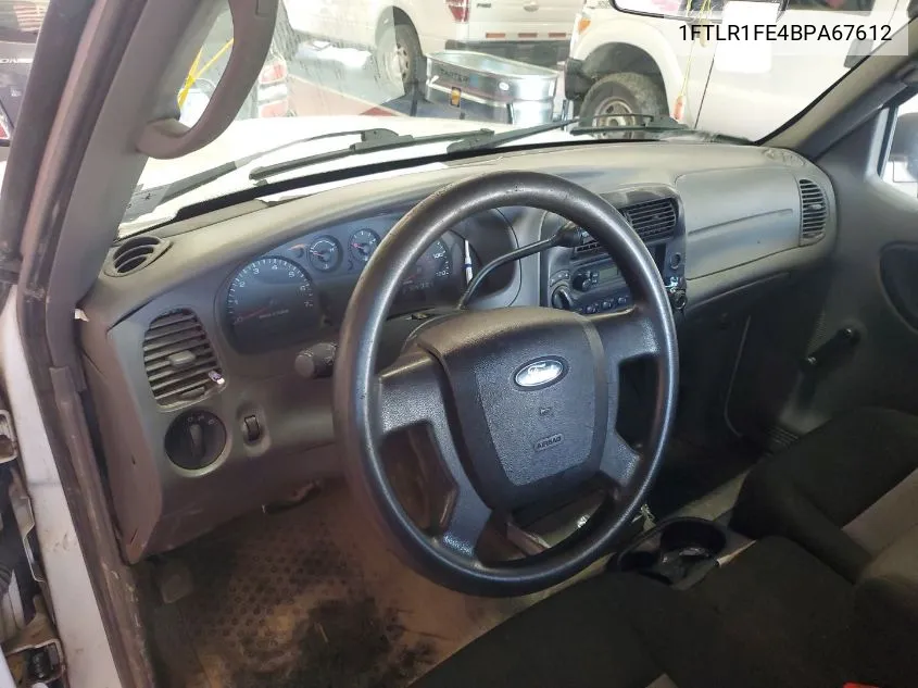 1FTLR1FE4BPA67612 2011 Ford Ranger Xl