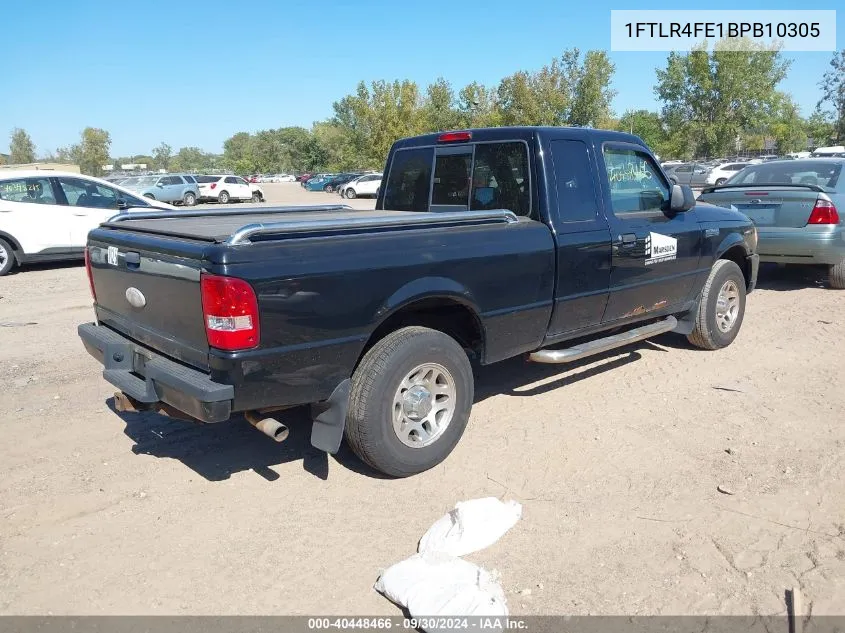 2011 Ford Ranger Xlt VIN: 1FTLR4FE1BPB10305 Lot: 40448466