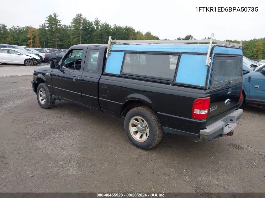 2011 Ford Ranger Xl VIN: 1FTKR1ED6BPA50735 Lot: 40455928