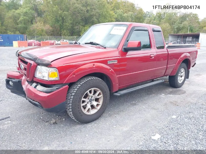 2011 Ford Ranger Sport VIN: 1FTLR4FE4BPB04174 Lot: 40461614