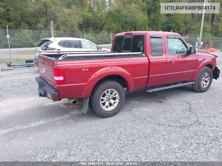 2011 Ford Ranger Sport VIN: 1FTLR4FE4BPB04174 Lot: 40461614