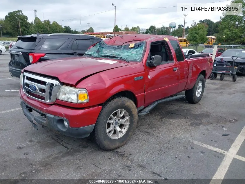 2011 Ford Ranger Xlt VIN: 1FTLR4FE7BPA38395 Lot: 40465029