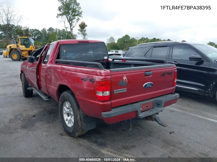 2011 Ford Ranger Xlt VIN: 1FTLR4FE7BPA38395 Lot: 40465029