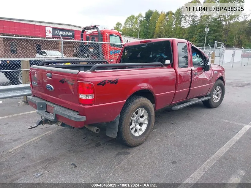 2011 Ford Ranger Xlt VIN: 1FTLR4FE7BPA38395 Lot: 40465029