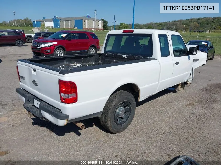 2011 Ford Ranger Xlt VIN: 1FTKR1EE5BPB17141 Lot: 40485169