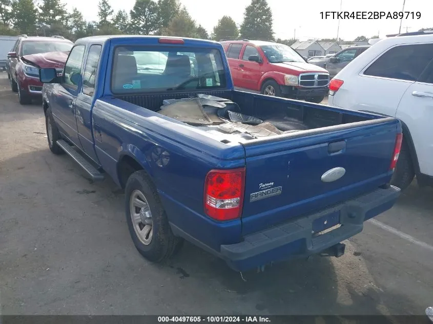 2011 Ford Ranger Xlt VIN: 1FTKR4EE2BPA89719 Lot: 40497605