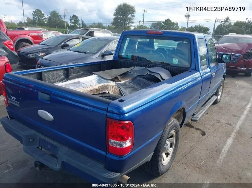 2011 Ford Ranger Xlt VIN: 1FTKR4EE2BPA89719 Lot: 40497605