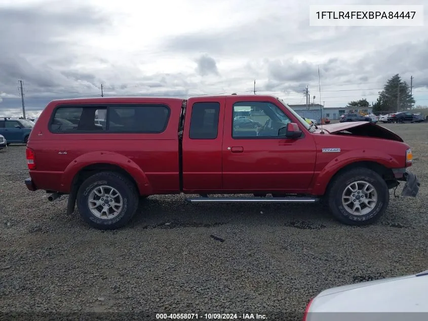 2011 Ford Ranger Sport VIN: 1FTLR4FEXBPA84447 Lot: 40558071