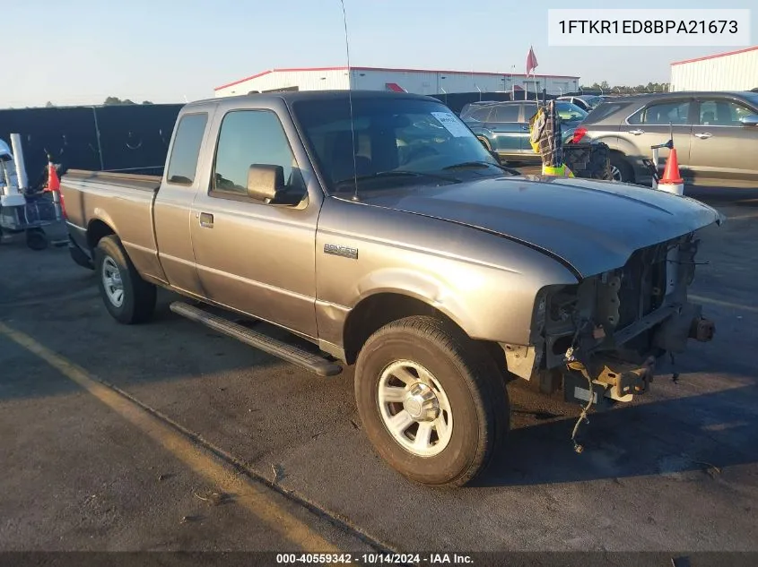 2011 Ford Ranger Xlt VIN: 1FTKR1ED8BPA21673 Lot: 40559342