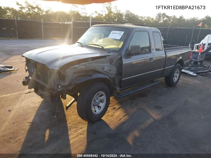 2011 Ford Ranger Xlt VIN: 1FTKR1ED8BPA21673 Lot: 40559342