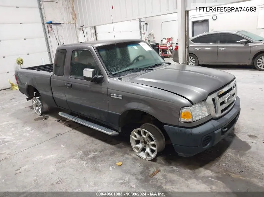 2011 Ford Ranger Xlt VIN: 1FTLR4FE5BPA74683 Lot: 40561083