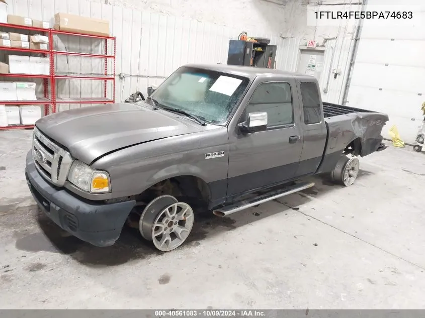 2011 Ford Ranger Xlt VIN: 1FTLR4FE5BPA74683 Lot: 40561083