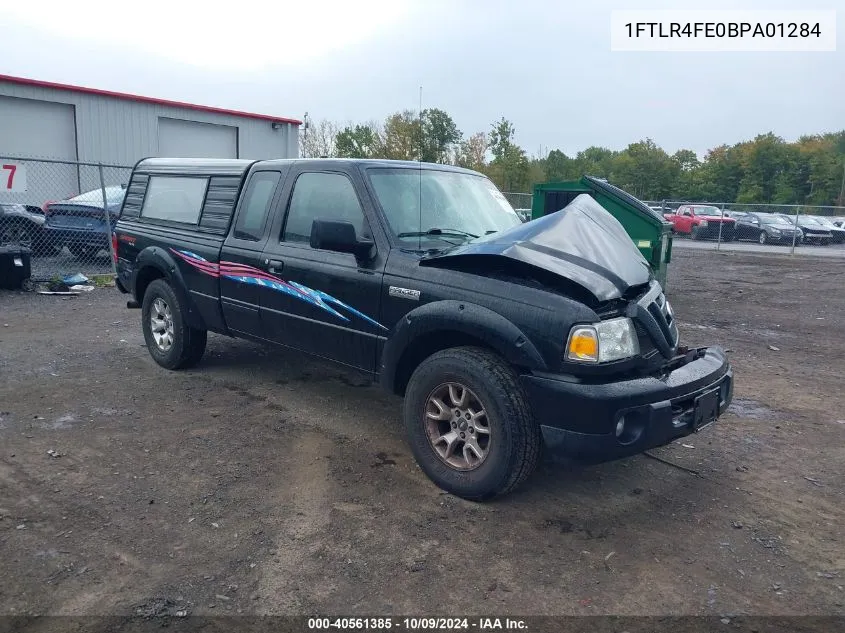 2011 Ford Ranger Sport VIN: 1FTLR4FE0BPA01284 Lot: 40561385