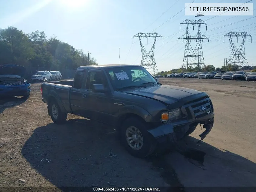 2011 Ford Ranger Sport VIN: 1FTLR4FE5BPA00566 Lot: 40562436