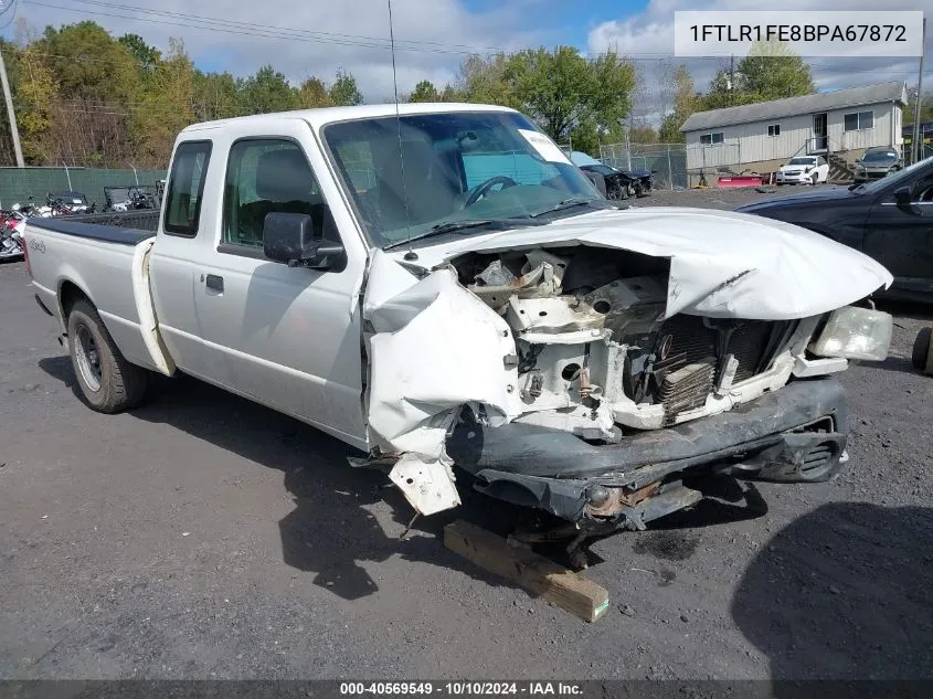 2011 Ford Ranger Xl VIN: 1FTLR1FE8BPA67872 Lot: 40569549