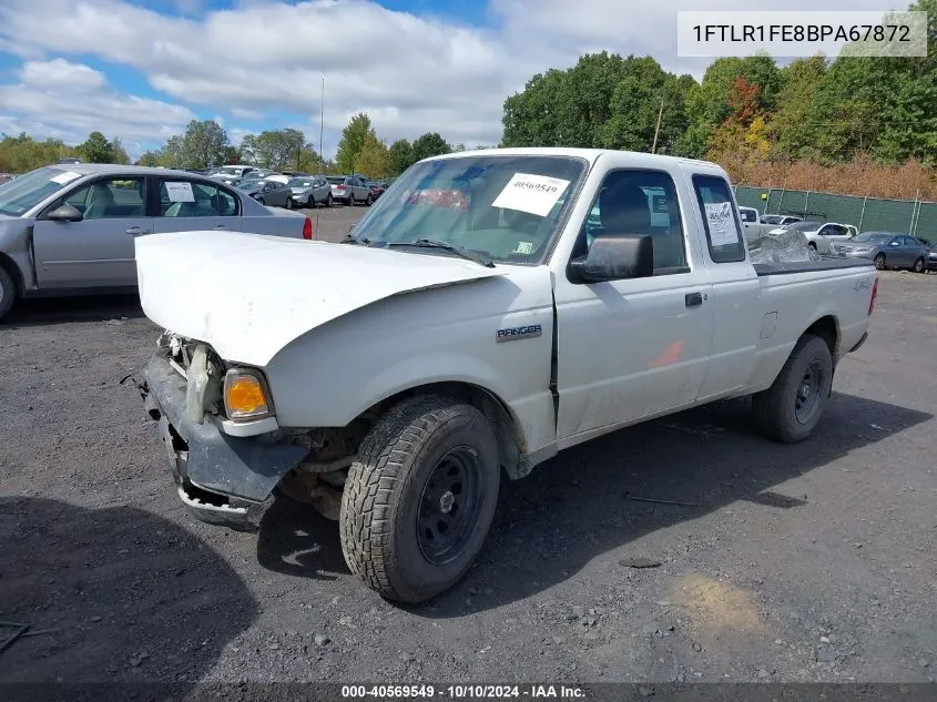 1FTLR1FE8BPA67872 2011 Ford Ranger Xl