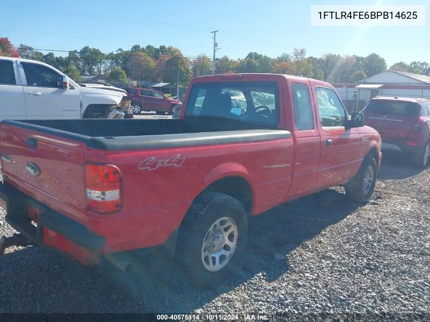 1FTLR4FE6BPB14625 2011 Ford Ranger Xlt