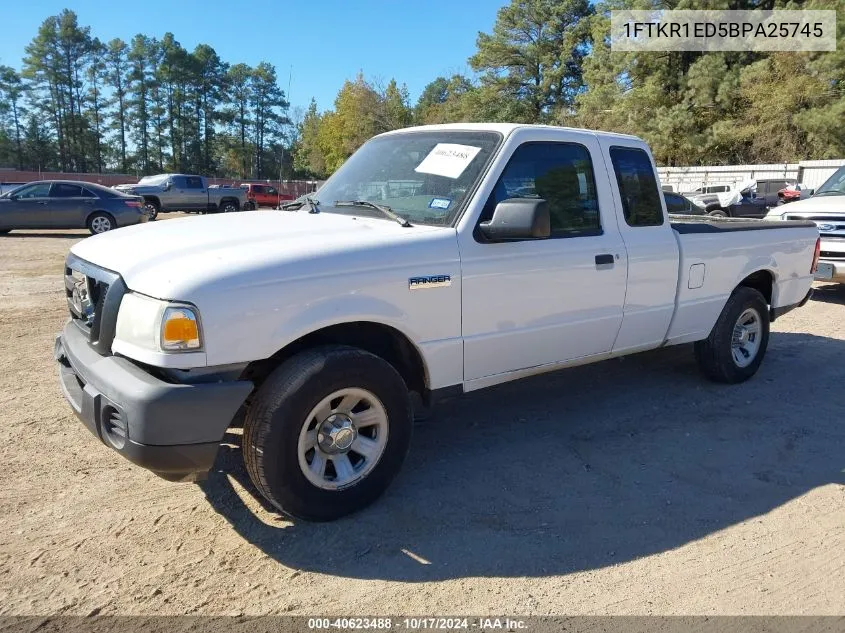 2011 Ford Ranger Xl VIN: 1FTKR1ED5BPA25745 Lot: 40623488