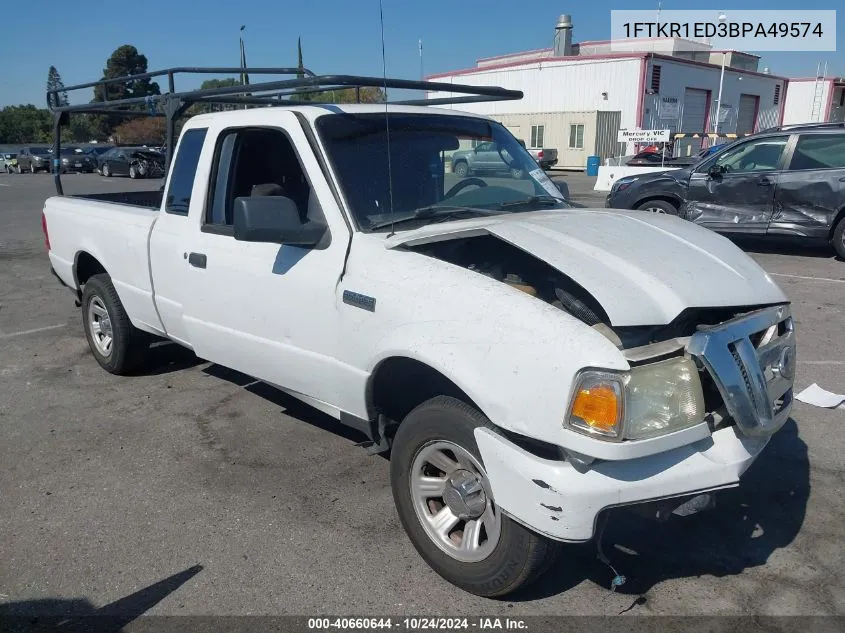 2011 Ford Ranger Xlt VIN: 1FTKR1ED3BPA49574 Lot: 40660644