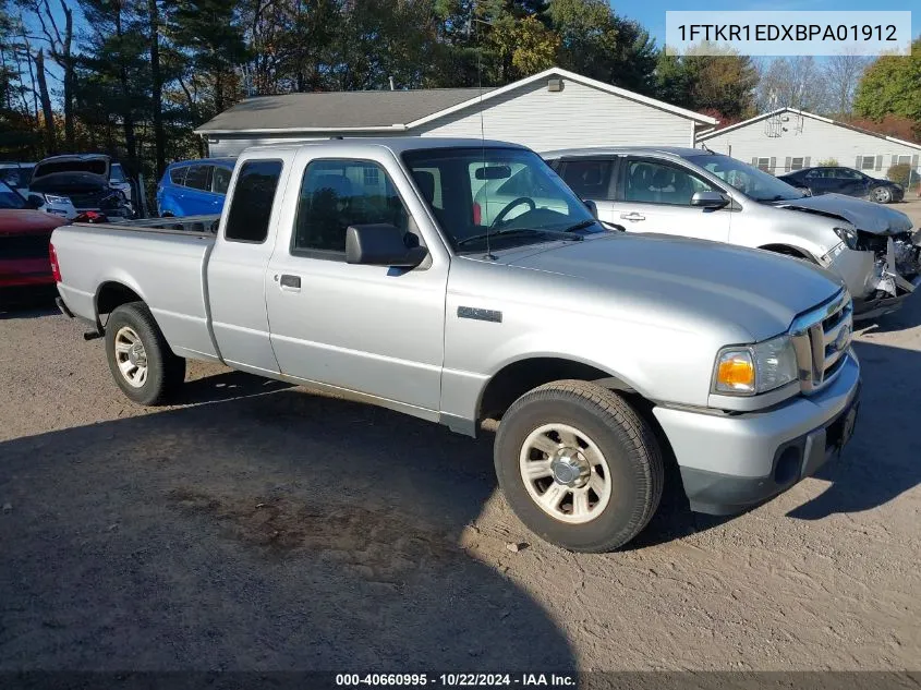 2011 Ford Ranger Xlt VIN: 1FTKR1EDXBPA01912 Lot: 40660995