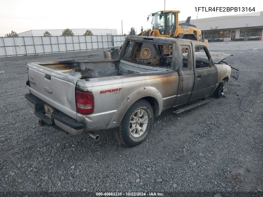 2011 Ford Ranger Sport VIN: 1FTLR4FE2BPB13164 Lot: 40663235